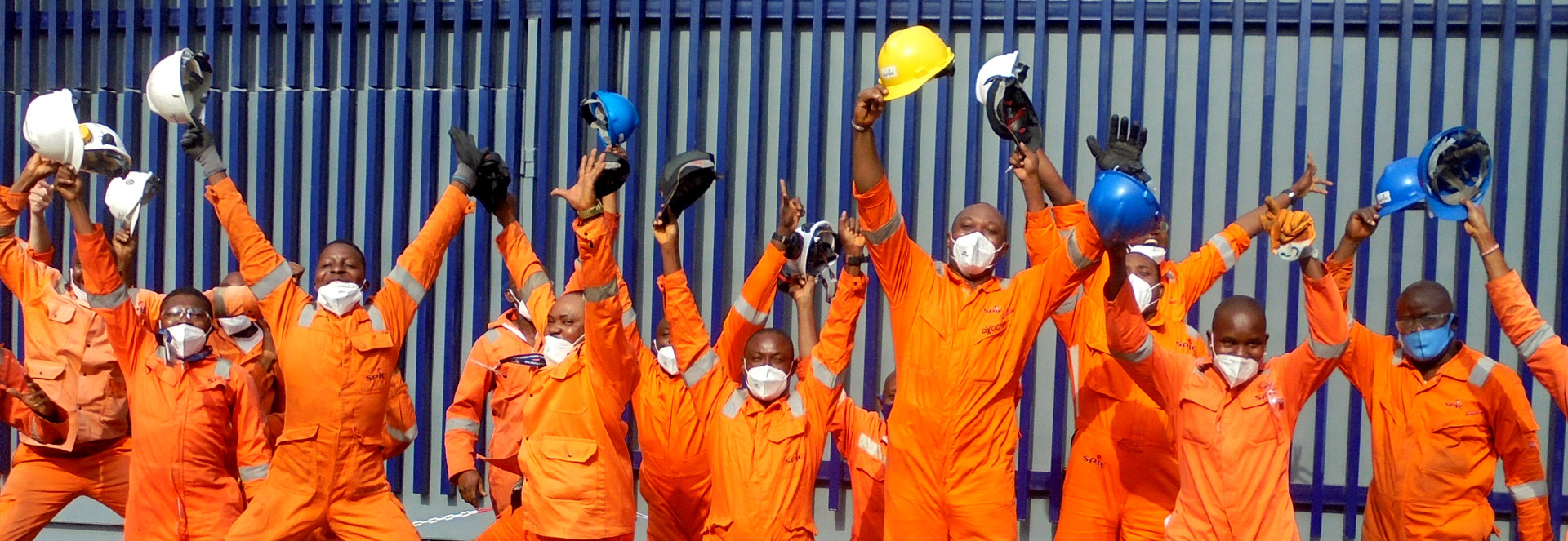 Team workers Africa SparkTech Globe Drilling Services